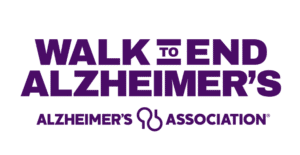 Alzheimer walk logo